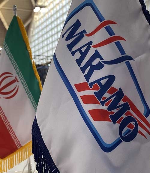 پرچم برند مارامو و پرچم ایران